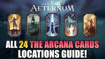 ALL 24 The Arcana Cards Locations in Nighthaven! - New World: Aeternum