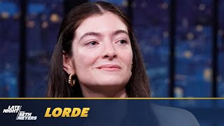 Lorde Had to Get an IV Drip After Day Drinking with Seth 