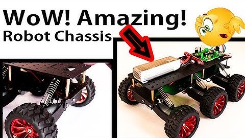 6 WD High Speed Crawler Robot Chassis with Suspension Assembly