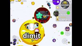 REVERSE TRICKSPLIT | INSANE TAKEOVERS W/ TIMID - Agar.io Mobile