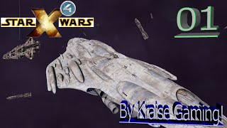 Ep:01 - On A Quest Of Rebirth! - X4 - Star Wars: Interworlds Mod 0.71 /w Music! -  By Kraise Gaming!