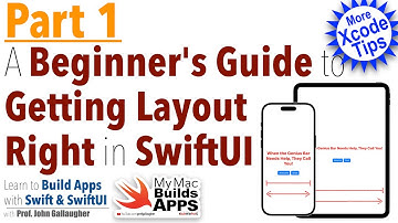 Ch. 1. SwiftUI Fundamentals: Getting Layout Right Pt. 1 Frames, multilineAlignment, maxWidth (2025)