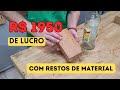 FAÇA R$1950,00 de LUCRO CONSTRUINDO MARCENARIA com MATERIAL REAPROVEITADO!