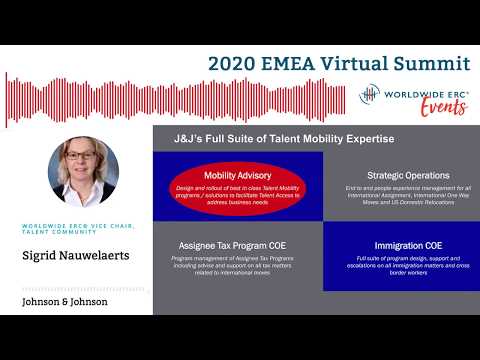 ‍Johnson & Johnson's Sigrid Nauwelaerts (1 of 3) - 2020 EMEA Virtual Summit