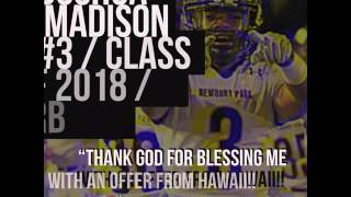 Josh Madison Hawaii Offer