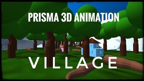 Prisma 3d | How to make village in prisma3d #kaizengovind #prisma3d #prisma3danimation