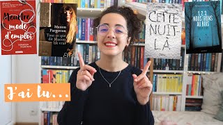 J'AI LU 📚 Meurtre mode d'emploi 2 • Tout ce que dit Manon est vrai • Cette nuit-là • 1, 2, 3 nous...