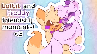 Lolbit and Freddy friendship moments - The Oddities Roleplay