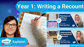 Year 1: Writing a Recount with Twinkl Teaches