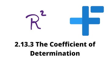 4.13.3 The Coefficient of Determination R squared