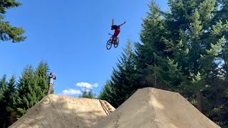 MTB Riding On The World's Biggest Public Jumps!!  Dream Track Queenstown!!