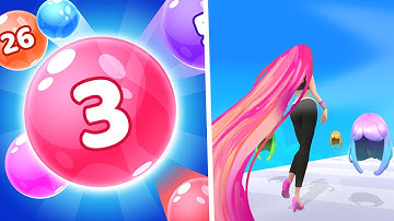 Marble Run 3D | Hair Challenge ALL LEVELS - IOS Android Gameplay Walkthrough All New Updates