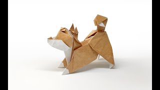 Origami Shiba Inu