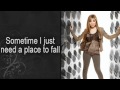 Jennette McCurdy - Place to Fall - Official Lyrics Video