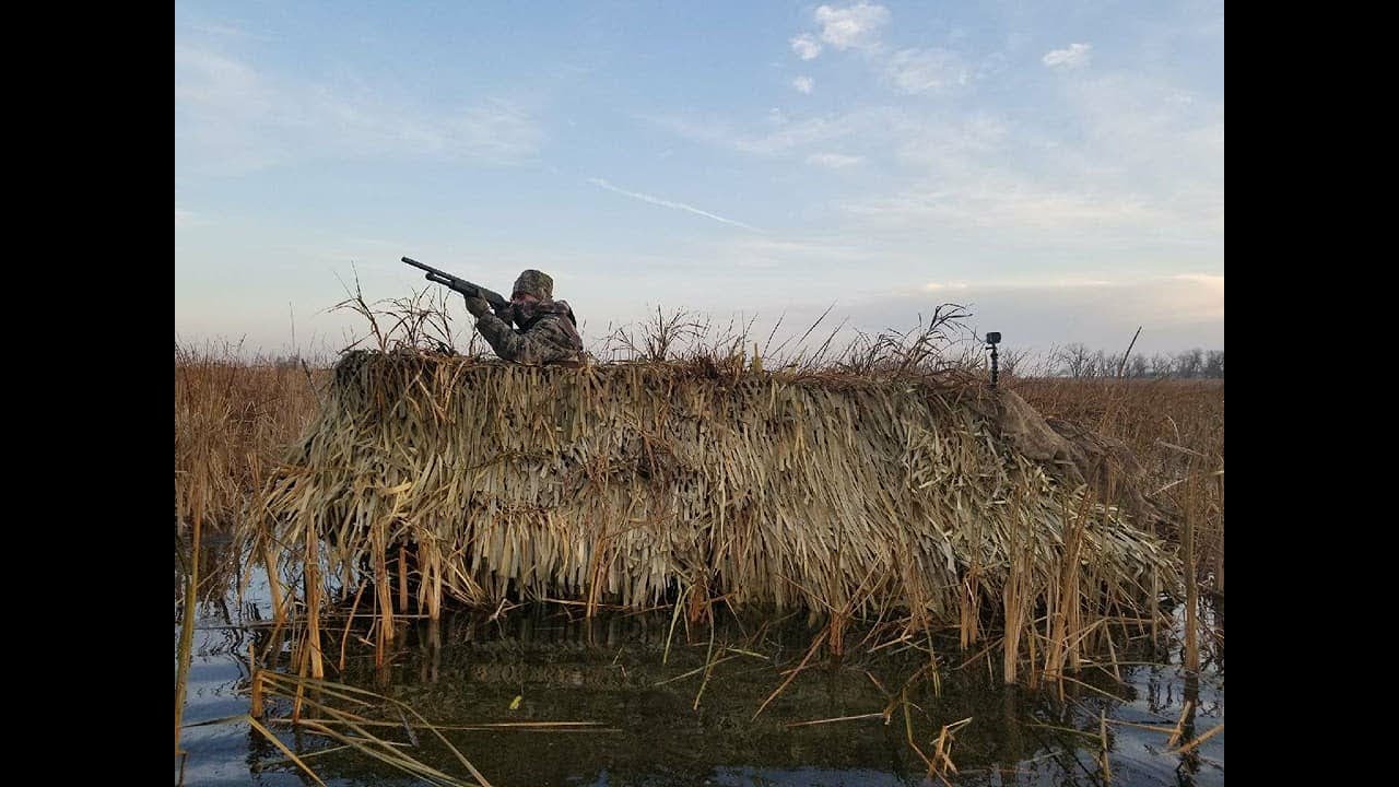 2018--- duck hunting boat blind build - youtube