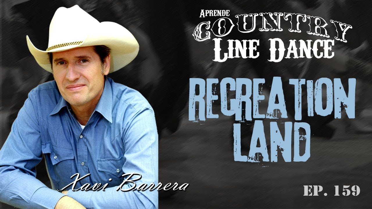 Como bailar RECREATION LAND - 144 tiempos Country Line Dance Clase y Baile