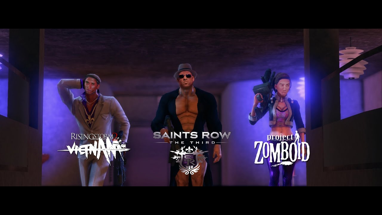 Sants Rizzing Все и сразу #2 Saints Row 3, Rising Storm 2 Vietnam, Project Zomboid ...