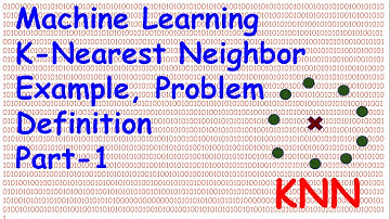 Machine Learning K Nearest Neighbour  Part 1