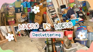 Macro VS Micro Decluttering | Clutter Trauma Recovery Journey