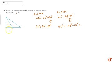 In figure, ABC is triangle in which `/_A B C gt 90o` and `A D_|_C B` produced. Prove that `A C^2...