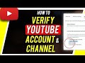 HOW TO VERIFY YOUR YOUTUBE CHANNEL USING YOUR MOBILE PHONE