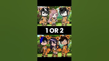 1 OR 2 meme 💖 ✨✨ Aphmau Gacha meme 💖✨ #gacha #aphmau