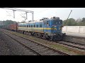 Wag 7locomotive  attached with goods train  arrive swami narayan chpia  indian