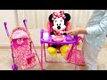 Minnie Mouse Play and Go Travel Set / ミニーマウス お世話セット