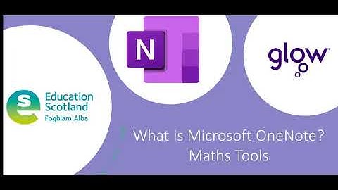What is OneNote? Maths Tools