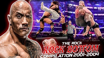 The Rock Rock Bottom Compilation (2000-2004) | WWE Iconic Moments