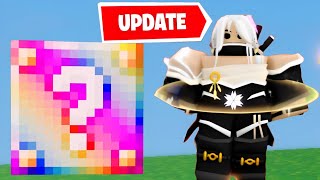 RAINBOW lucky blocks are INSANE in Roblox BedWars..