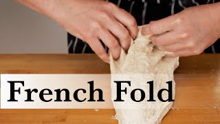 Kneading Sticky Bread Dough by Hand (the French Fold)