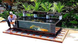 How To Install Granite Fish Tank  Aquarium Complete
