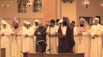 تلاوة خاشعة هادئة من سورة الأحقاف من الصلوات المفروضة شهر صفر 1436 للشيخ عادل الكلباني