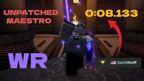 Unpatched Maestro Speedrun FWR [8.133] | Deepwoken