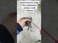 Here S How To Clean The Carburetor Using A Carb Cleaner Shorts Bengkelmotor Wardamotor Here S How To Clean The Carburetor Using A Carb Cleaner Shorts Bengkelmotor Wardamotor