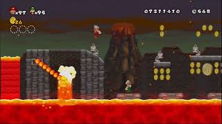 Newer Super Mario Bros. Wii - World 8 (2 Players) (100%) [1/2]