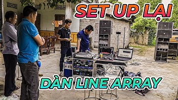 Setup lại và nâng cấp Crossover DSP-408 cho dàn âm thanh sự kiện Line Array cho khách ở Tuyên Quang