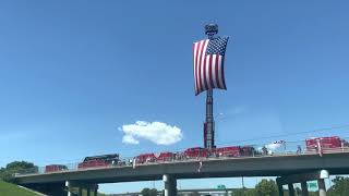 Fallen Marine escorted to Funeral Home