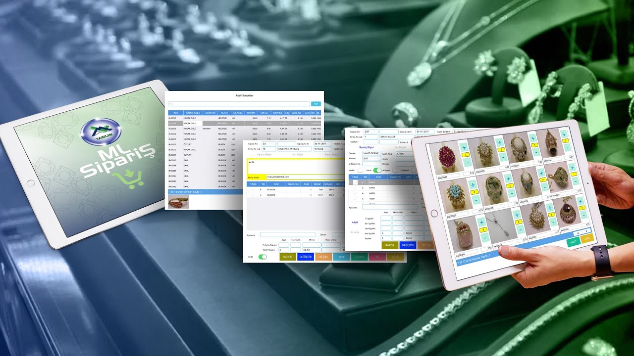 M&L IPad Sipariş ( Satış Ve Sipariş Programı )