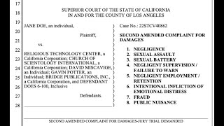Case #22STCV40862; CA, Second Amended Complaint | Doe v. Potter, Miscavige, Scientology