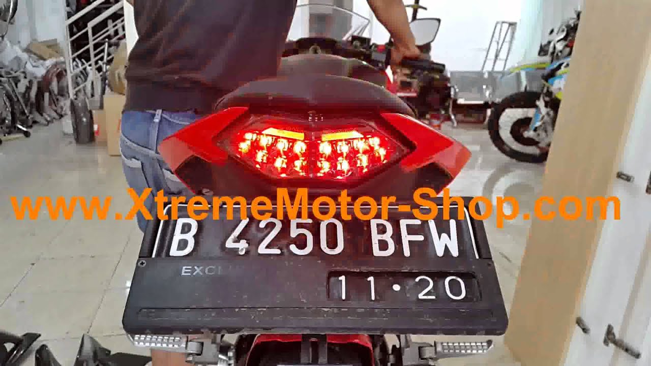 Lampu Stop Led 3in1 Ermax Kawasaki Ninja 250Fi Z250 Xtreme Motor