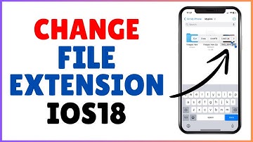 How To Change File Extension On iPhone With iOS 18 | Modify File Extensions iOS 18