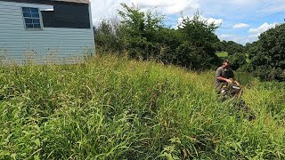 RENTERS LEFT the PROPERTY so BAD the THE OWNER GAVE UP ON THE HOUSE  - WORST LAWN IN TOWN