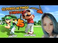 MI TINGO I CAPELLI DI BLU ? 😱 SFIDA EPICA A MARIO GOLF VS JOEPAD17