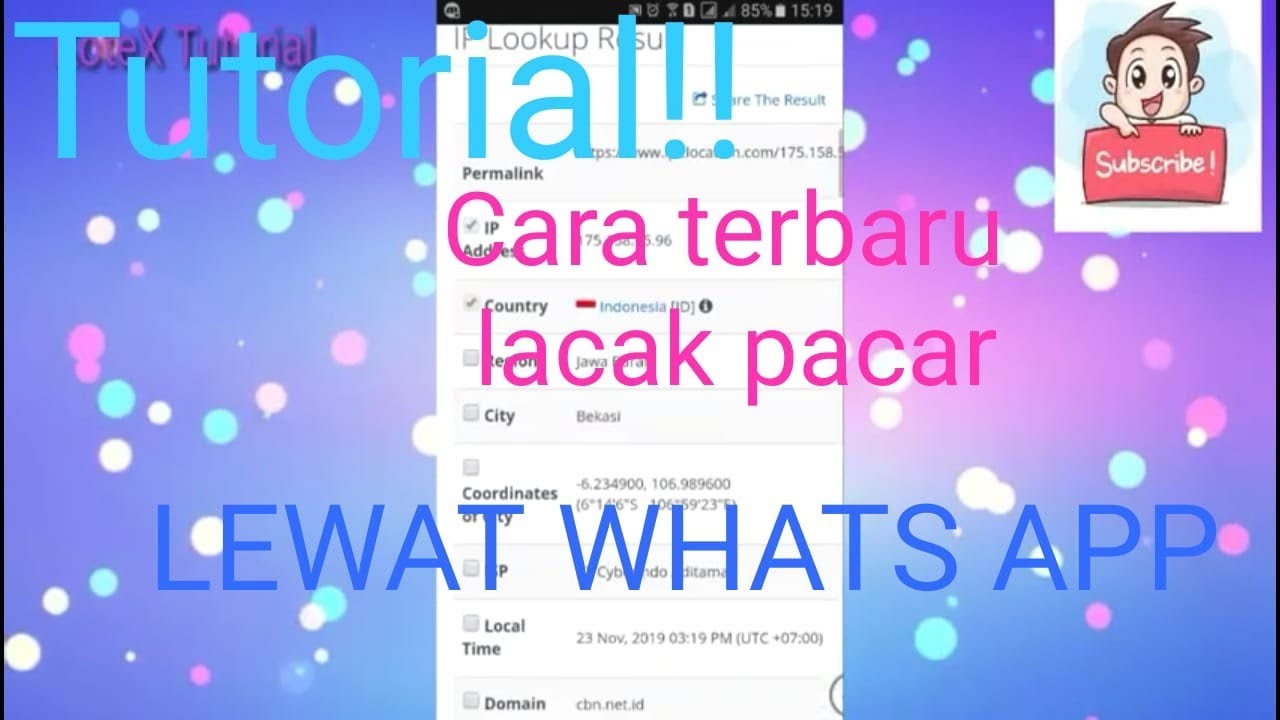 Update! Cara melacak lokasi pacar Lewat whatsapp 2019 