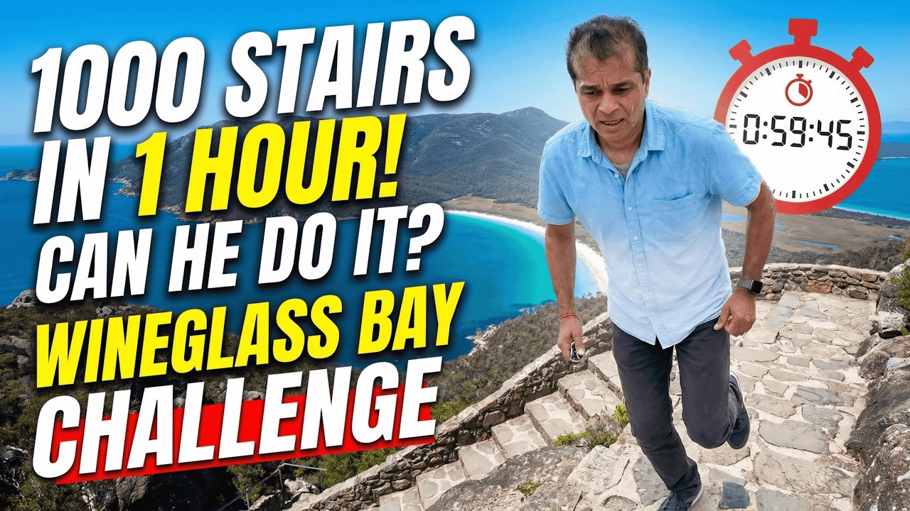 Wineglass Bay Was Stunning… Then Came the 1000 Stairs Challenge