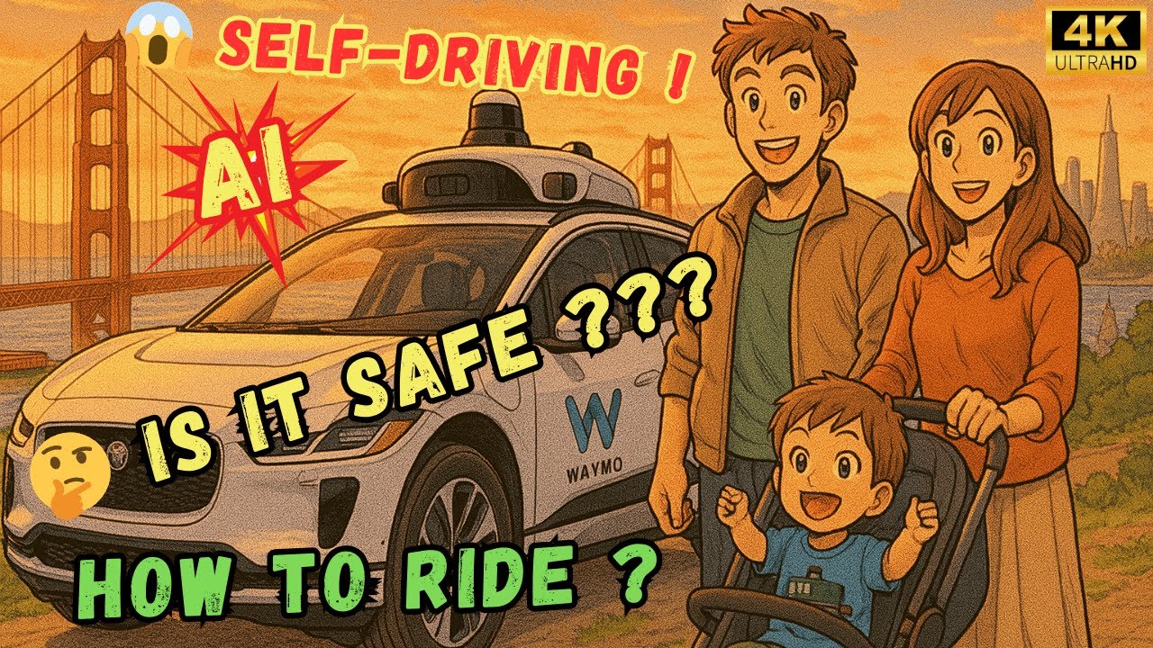 Waymo Self-Driving Car San Francisco 4K Footage Collection