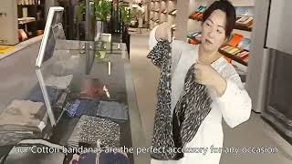 Custom Polyester Scarves,Personalized Scarf Printing,Scarf Manufacturer Seamless Double Layer