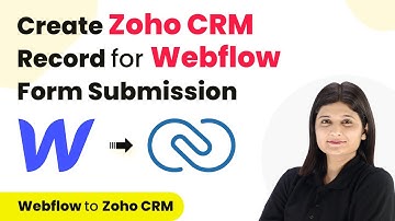 How to Create Zoho CRM Record for Webflow Form Submission